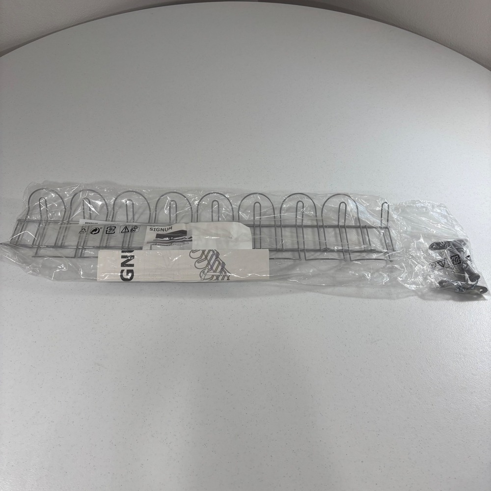 IKEA SIGNUM Cable Management Tray Silver 27.5 in 302.002.53 Desk Wire Organizer